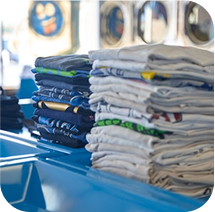 Folded clothes